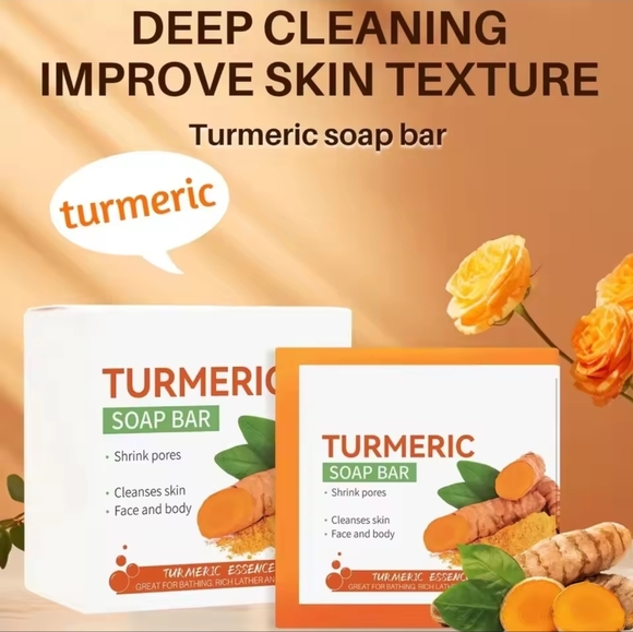 Turmeric Soap Bar - Orange - Picture 4 of 8